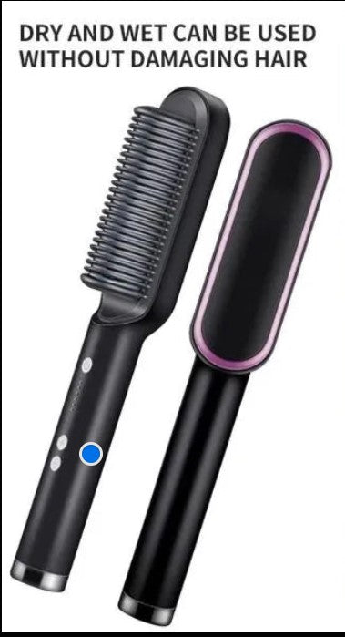 💁‍♀️ Electric Hair Straightening Brush – Smooth, Silky, and Shiny Hair Instantly 💖