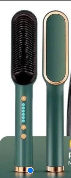 💁‍♀️ Electric Hair Straightening Brush – Smooth, Silky, and Shiny Hair Instantly 💖