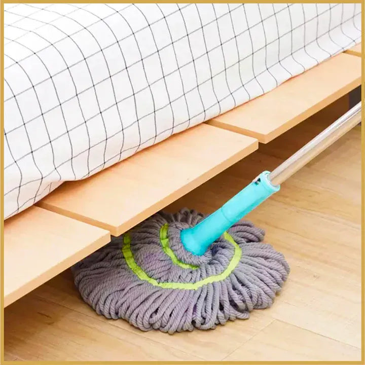 🧹💦 Extendable Twist Mop Fine Fiber Floor Mop – 2-in-1 Rotatable Adjustable Cleaning Magic! ✨