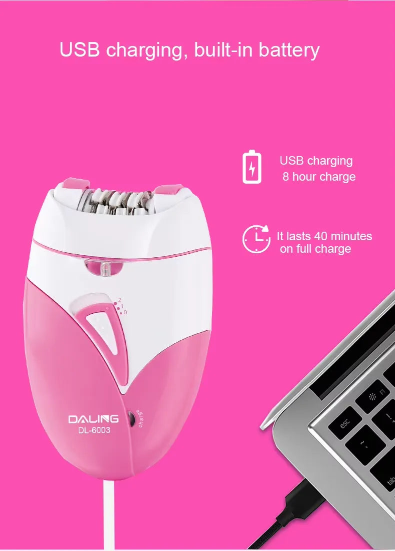 Mini Electric Epilator for Smooth, Silky Skin 🌸