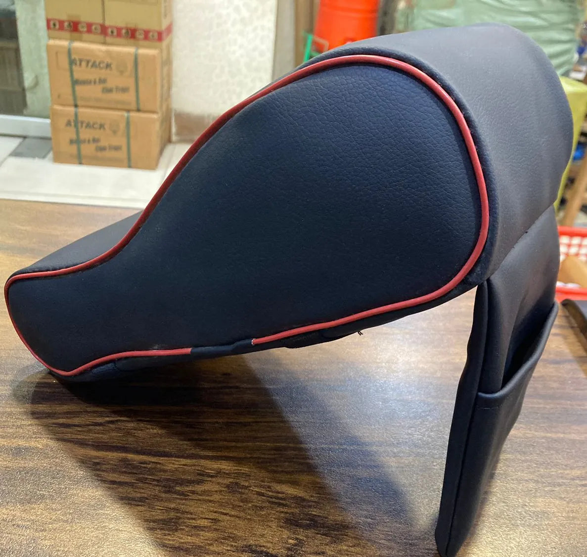 Memory Foam Center Console Cushion with Storage & Cup Holder