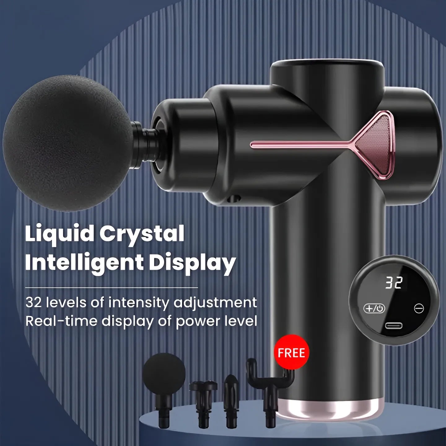 Deep Tissue Pain Relief Massager 🔋 (Random Color)