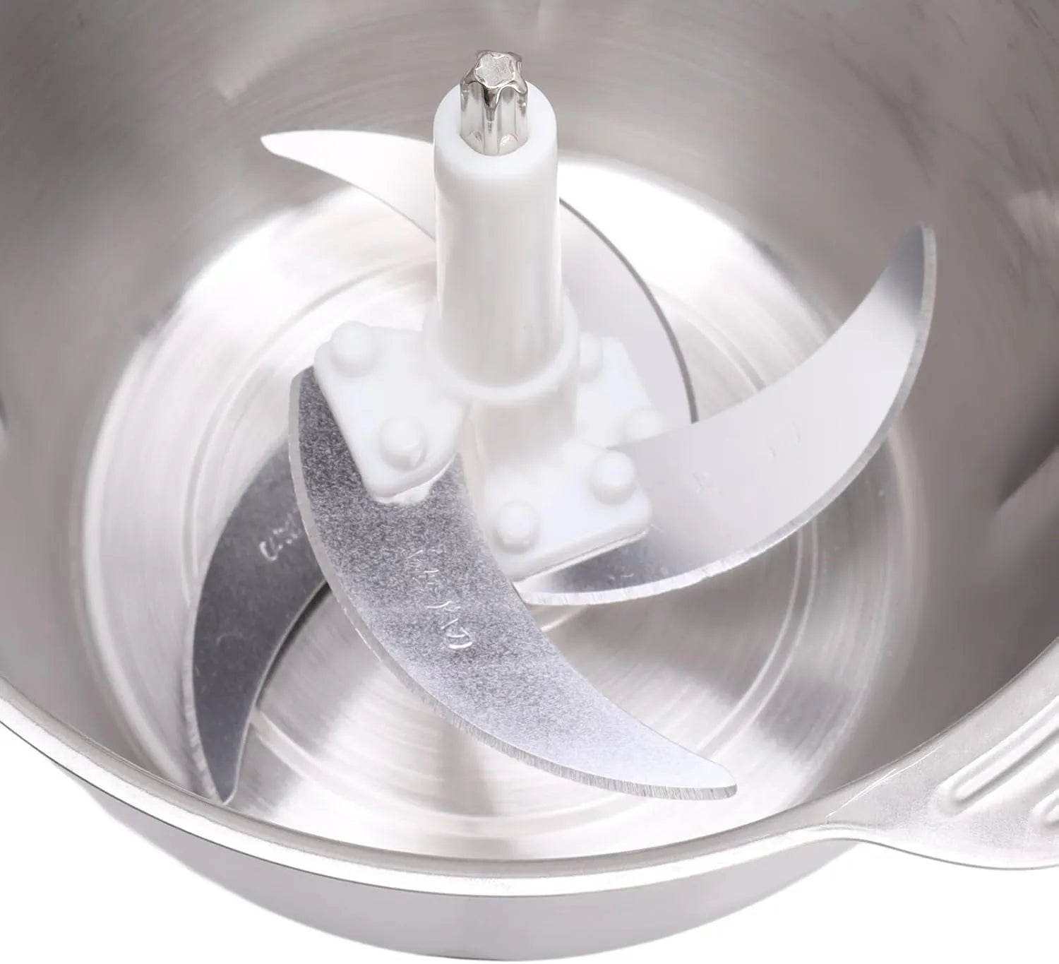 Stainless Steel Food Processor with 3-Speed & 4 Blades – For Meat, Vegetables & Fruits