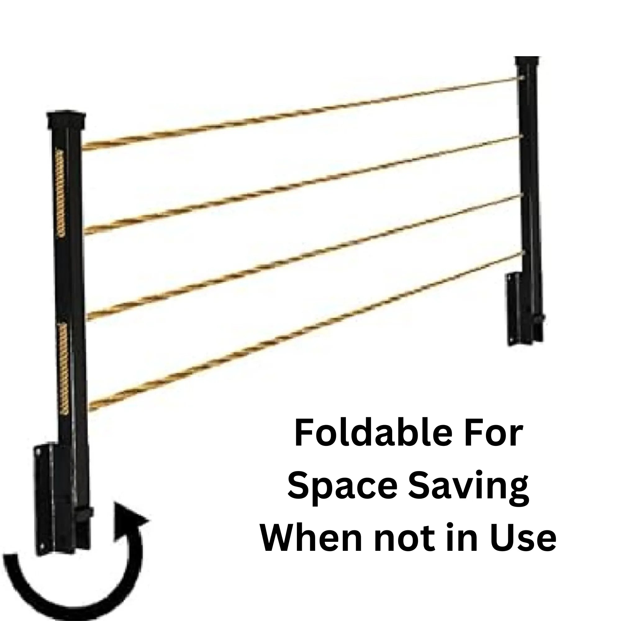 🧺 Foldable Cloth Drying Stand (24 Inches) – Space Saver & Heavy Duty 🌤️