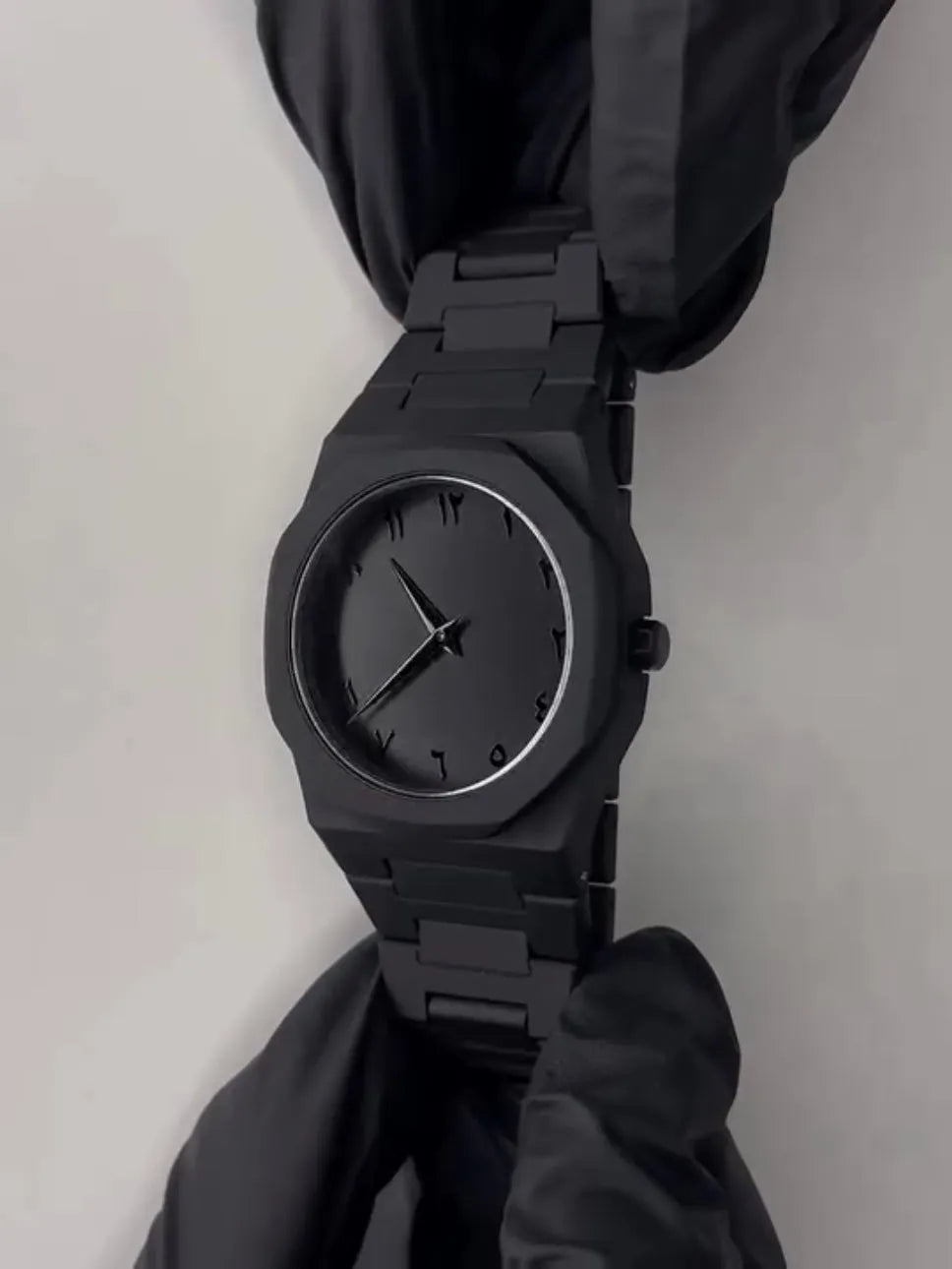 🖤 Full BLACK AURA Quartz Watch – Lightweight, Stylish & Premium Quality ⌚