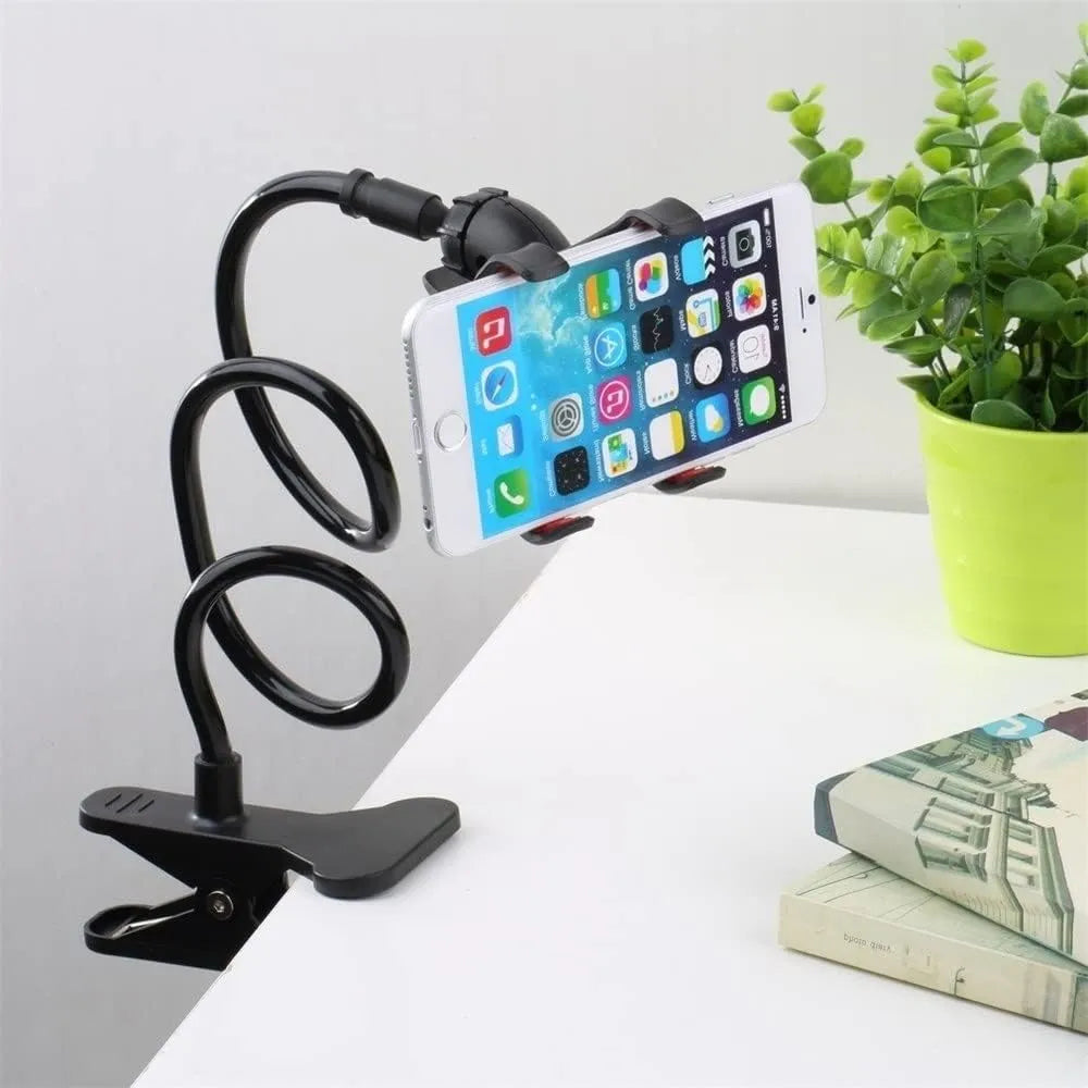 Strong Grip, Adjustable Stand for Bed, Desk & More 💪