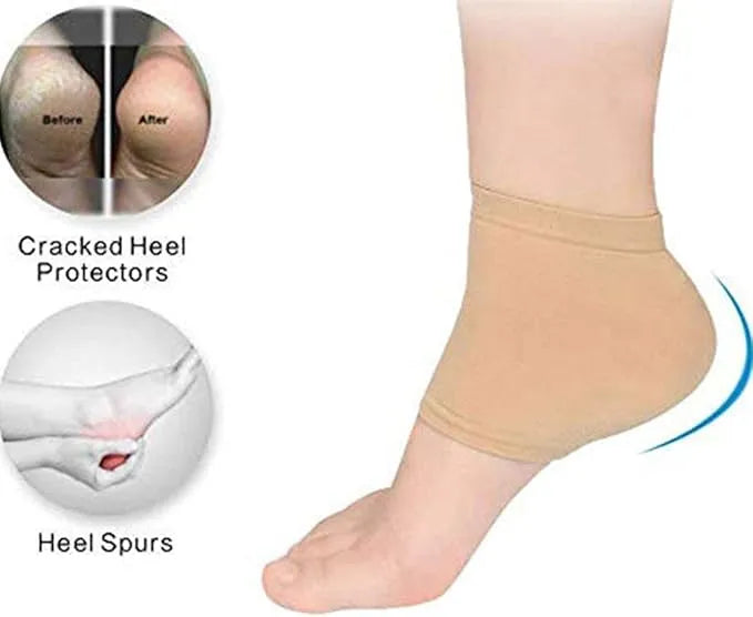 🦶💧 Moisturizing Silicone Gel Heel Socks – Comfort, Cushion & Care for Your Feet ✨