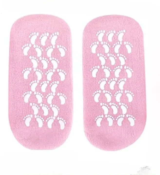🧦✨ Reusable Silicone Spa Gel Socks – Soft, Smooth & Happy Feet 💖