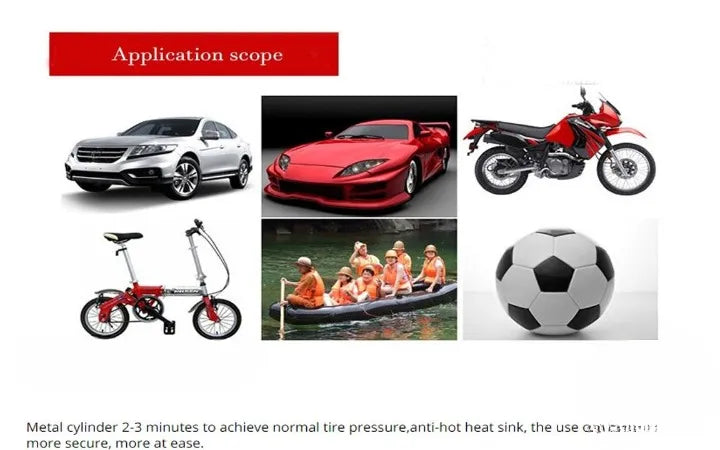 🚗💨 Foot & Hand Air Pump with Air Pressure Gauge – Fast & Portable Inflator for Cars, Bikes & More! ⚙️