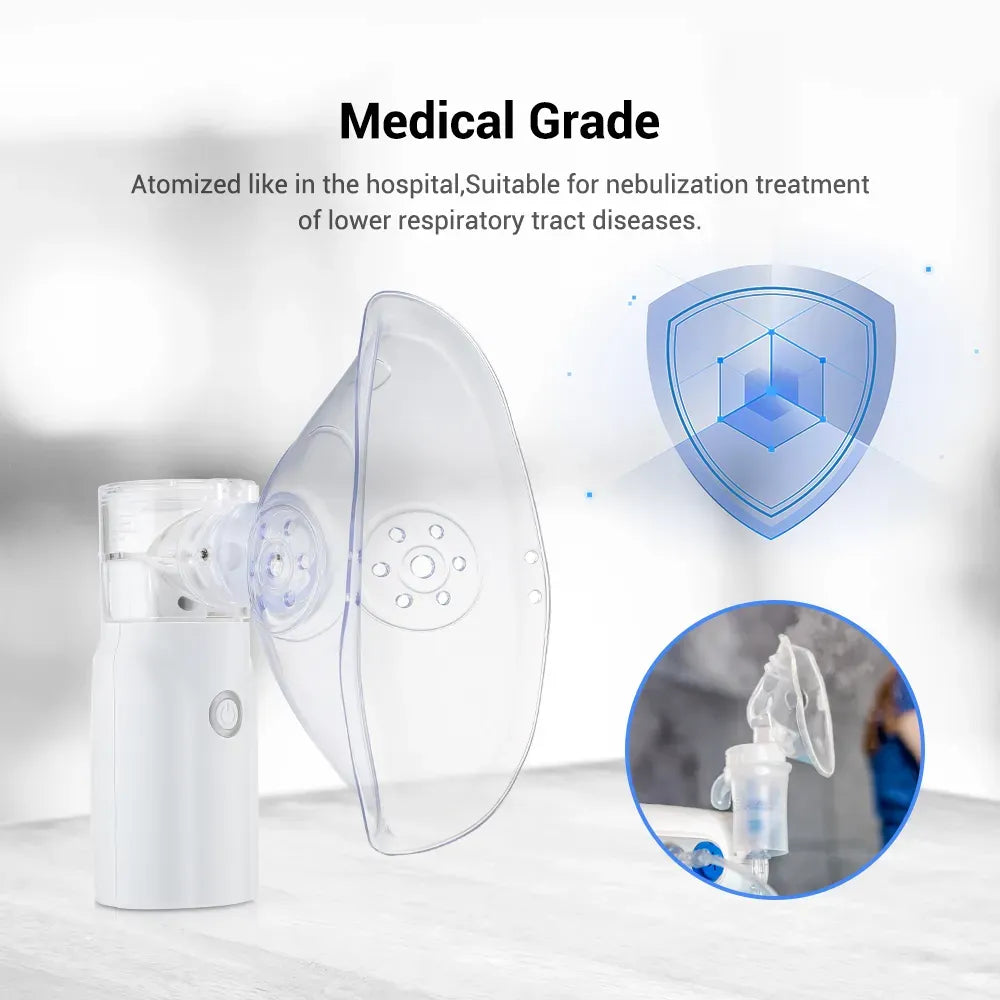 💨💙 Portable Nebulizer Machine – Easy Breathing Anytime, Anywhere 💖