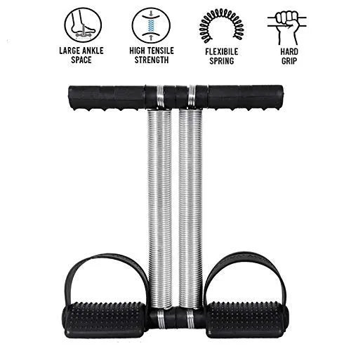 💪🔥 Tummy Trimmer Double Spring Exercise Machine – Full Body Workout Anytime, Anywhere 💖