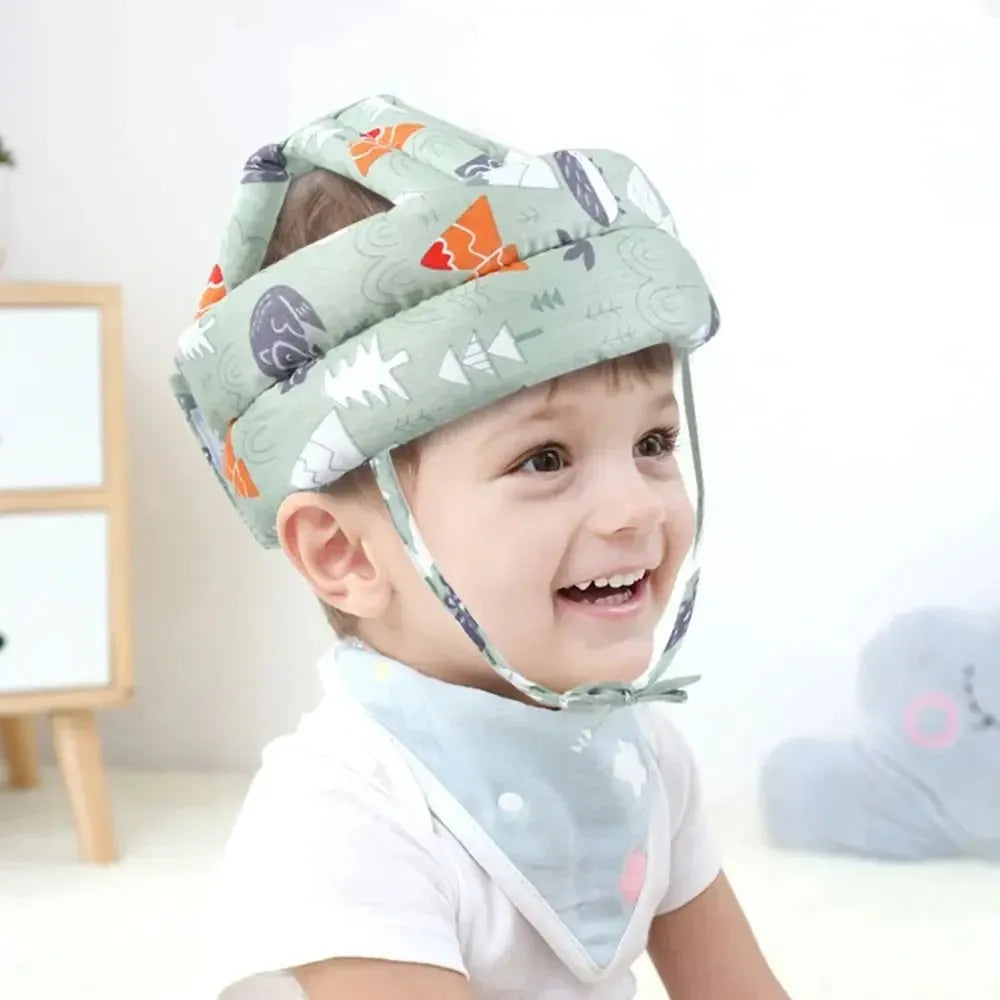 👶💖 Child Head Protection Cap – Adjustable Safety Helmet for Toddlers (Random Color) 🌸