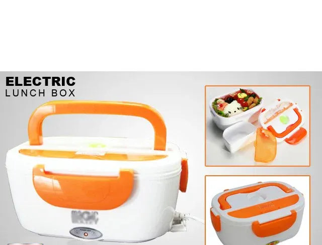 🍱💖 Waterproof Portable Electric Heating Lunch Box (Random Color)