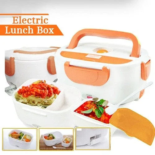 🍱💖 Waterproof Portable Electric Heating Lunch Box (Random Color)