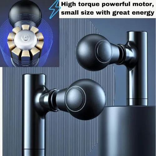 💆‍♀️Rechargeable Facial Gun Massager – Portable Type-C Skincare Relaxation Device✨