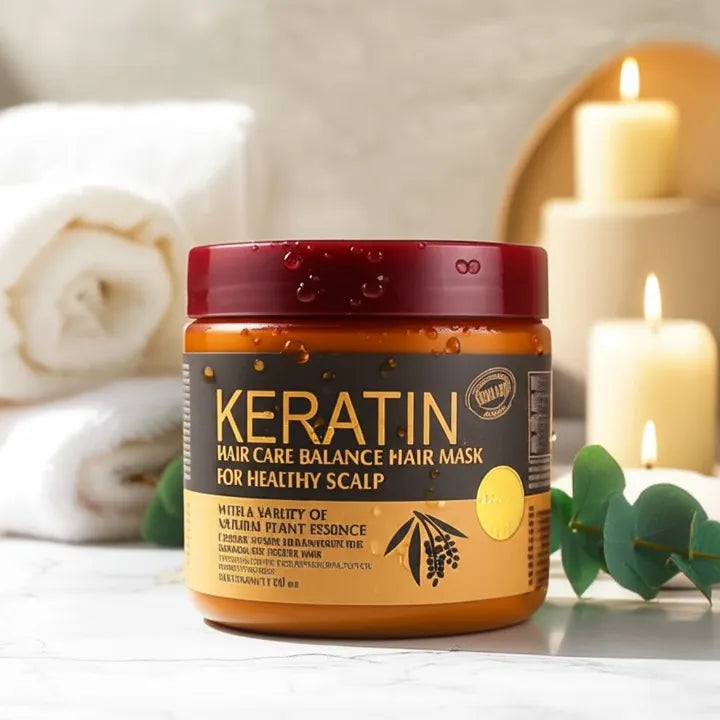 💇‍♀️✨ Keratin Hair Mask Treatment – Deep Repair, Shine & Smoothness in Every Strand 💖